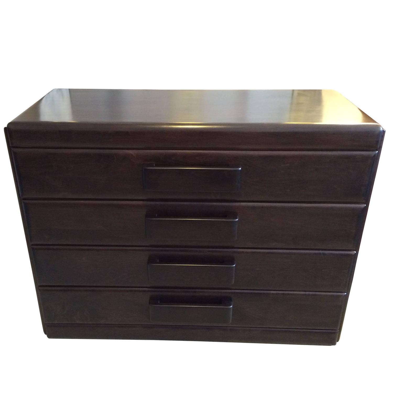 Ebonized Dresser With Mirror By Russel Wright For Conant Ball