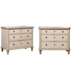 Pair of Swedish Commodes