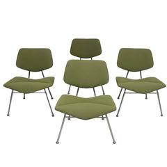 1960s Vermund Larsen Danish Lounge Side Chairs, Set of Four