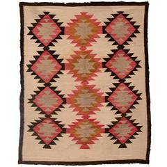 Antique Navajo Trading Post Rug, circa 1920