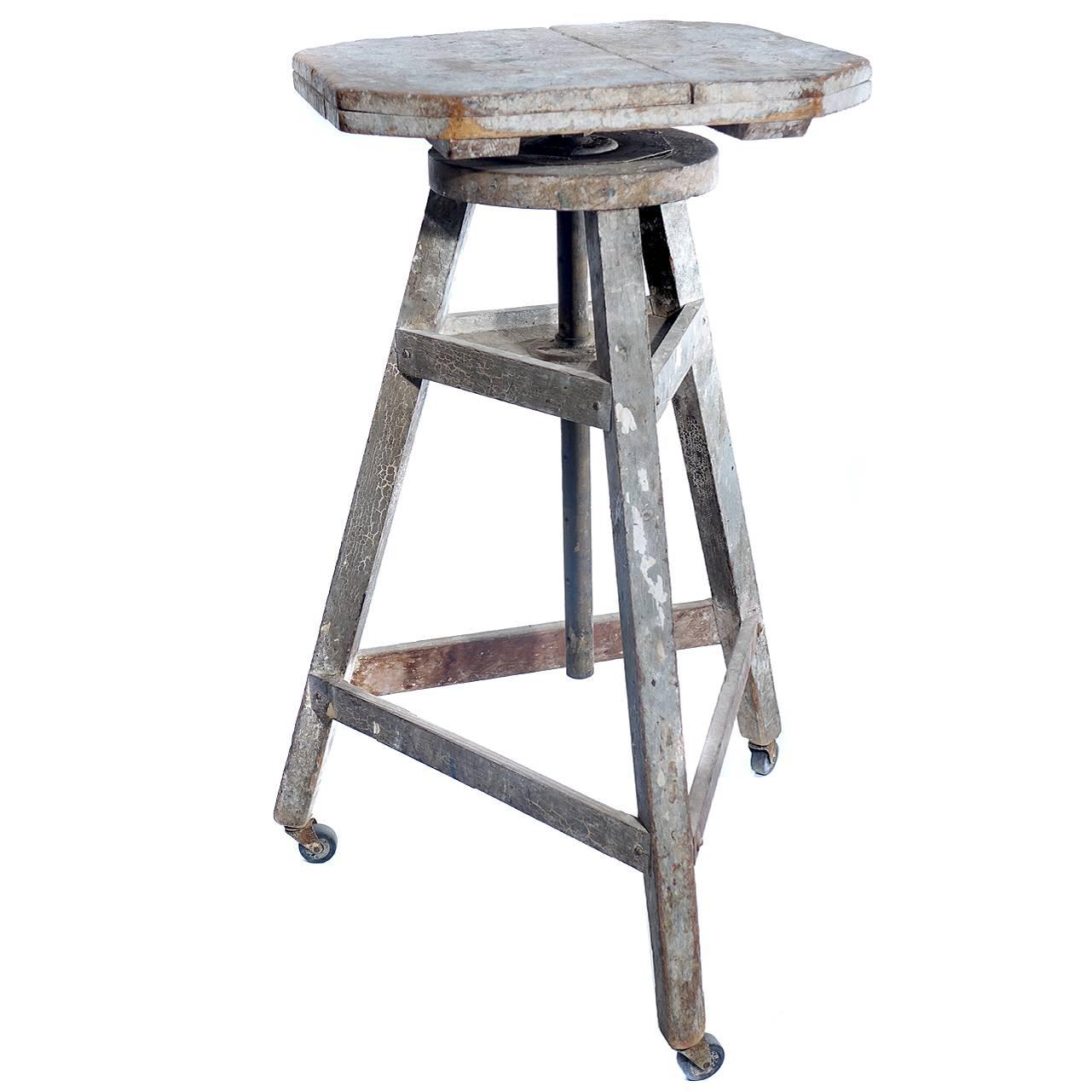 Table de travail rotative pour la sculpture