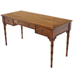 Faux Bamboo Decorative Desk