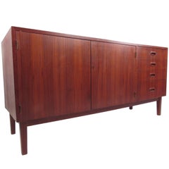 Petite Mid-Century Modern Danish Teak Credenza