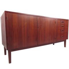 Petite Mid-Century Modern Danish Teak Credenza 3