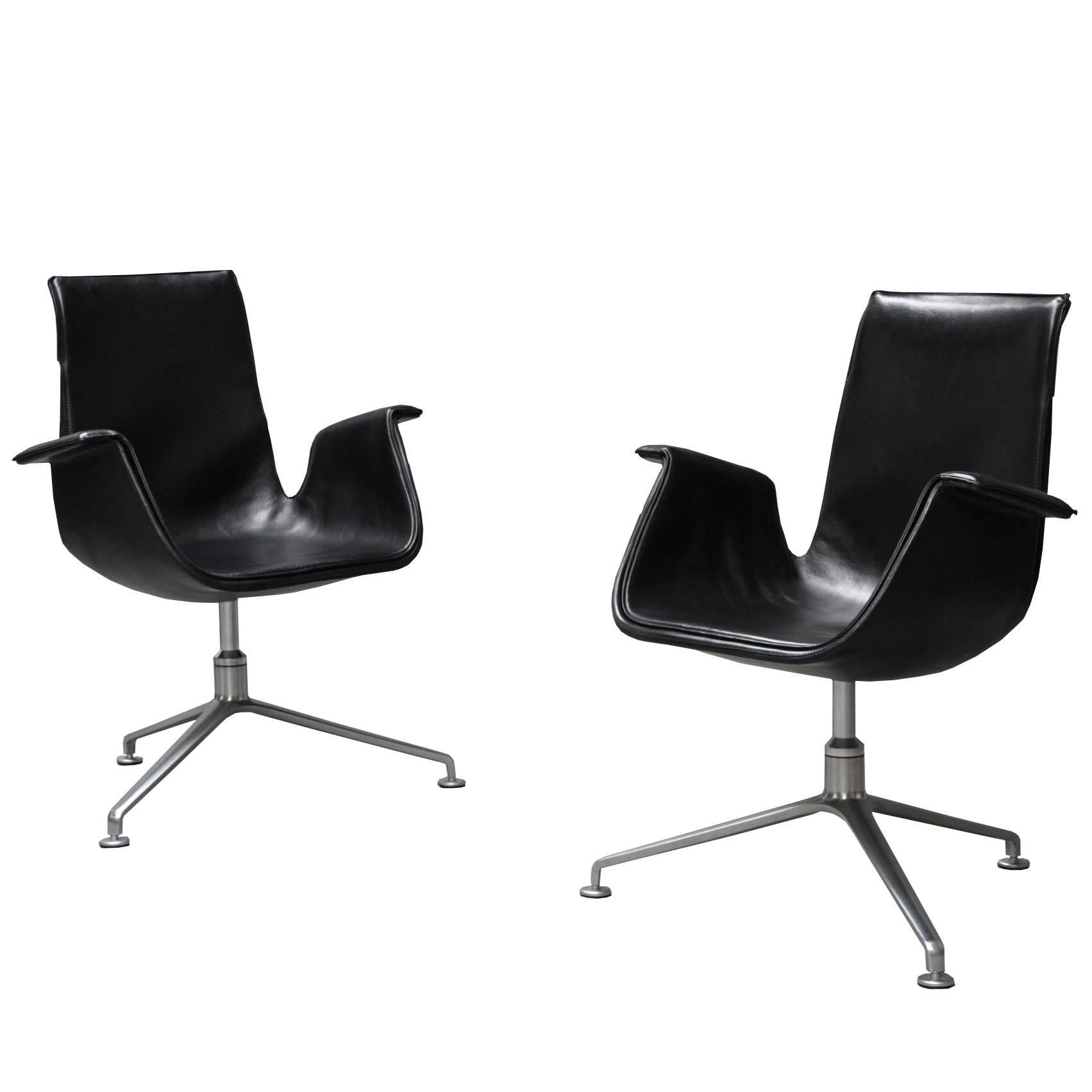 Preben Fabricius 
Jørgen Kastholm Model 6727 Tulip Chairs For Sale