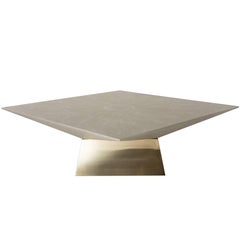 Ron Seff, “Braque” Shagreen Low Table, USA, circa 1980