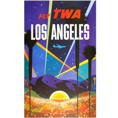 TWA Los Angeles David Klein Moderne Mitte des Jahrhunderts