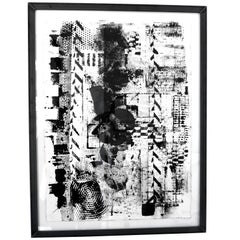 Multi Layered Black India Ink Drawings on Paper by Elliot Bergman, 2016