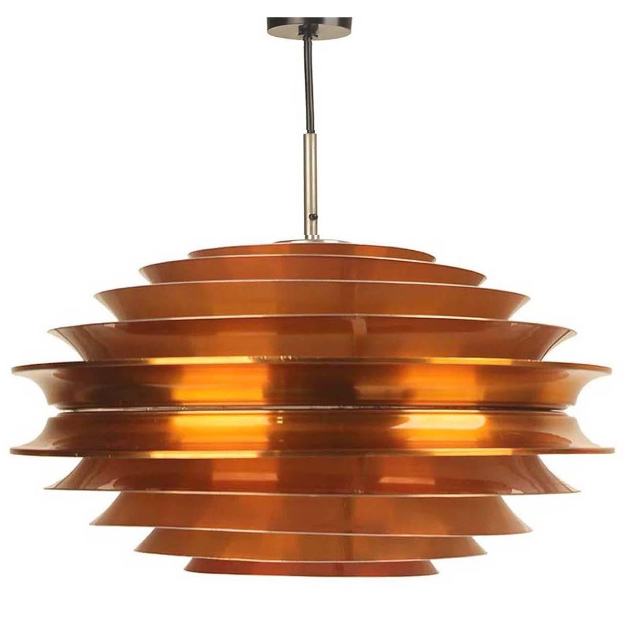 Danish Modern Carl Thore Chandelier Modernist Ceiling Pendant Lamp, 1960s