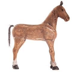 Antique Wood Carved Horse