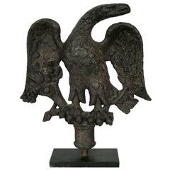 Antique American Federal Period Cast Iron Eagle