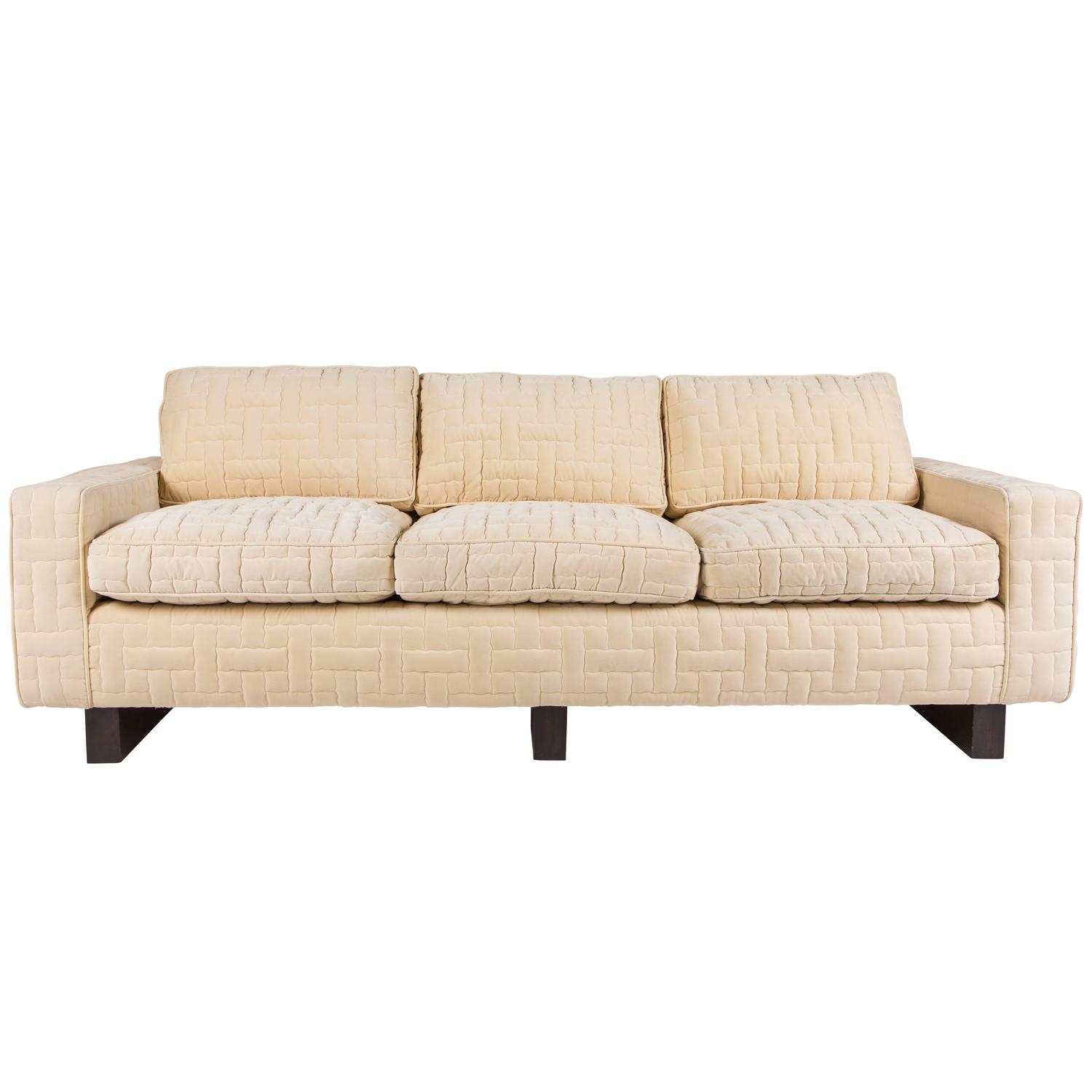 Custom Loose Cushion Sofa Designed by William Haines For Sale at 1stdibs