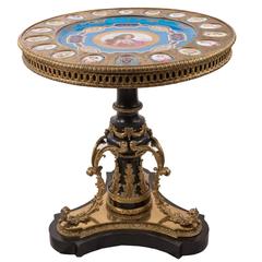 19th Century Sèvres Portrait Salon Table 8