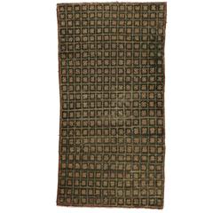 Vintage Turkish Tulu Rug with Mid-Century Modern Style 3