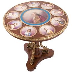19th Century Louis XVI Portrait Salon Table 2