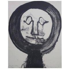 Rufino Tamayo "Cara De Luna (Moon Face)", 1964, Lithograph, Signed