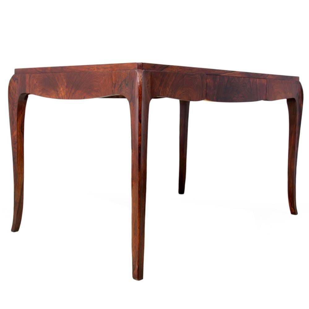 French Art Deco Writing Table in Rosewood, circa 1920