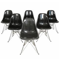 Set of Six Eames Chairs