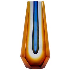 Pavel Hlava Sculptural Glass Vase