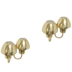 Pair of Wall Lights in Brass by Hans-Agne Jakobsson, 1960s