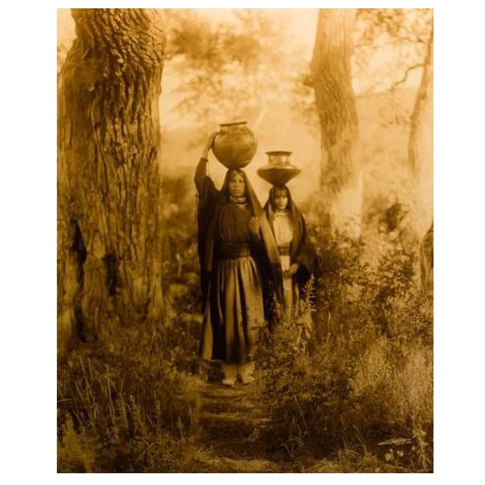 Edward S. Curtis "Taos Water Girls", Taken 1905, Printed 2008, Contemporary For Sale