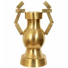 Polished Brass Vase by Per Sax Møller 12