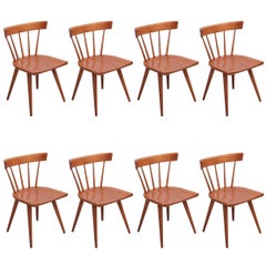 Set of Eight Paul McCobb Spindle Back Chairs for Winchendon, USA, 1950s