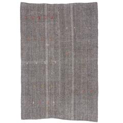 Vintage Turkish Kilim with Minimalist Appeal and Modern Tribal Design 5