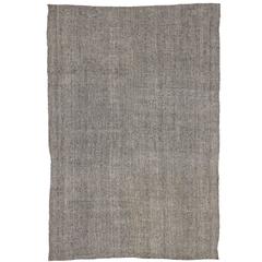 Vintage Turkish Kilim with Minimalist Style 4
