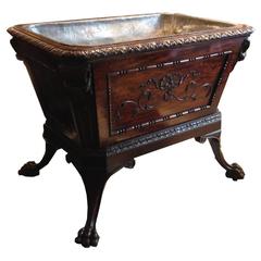 19th Century Mahogany Wine Cooler 4