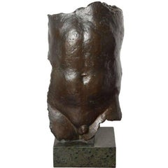 Bronze Figure of a Male Torso