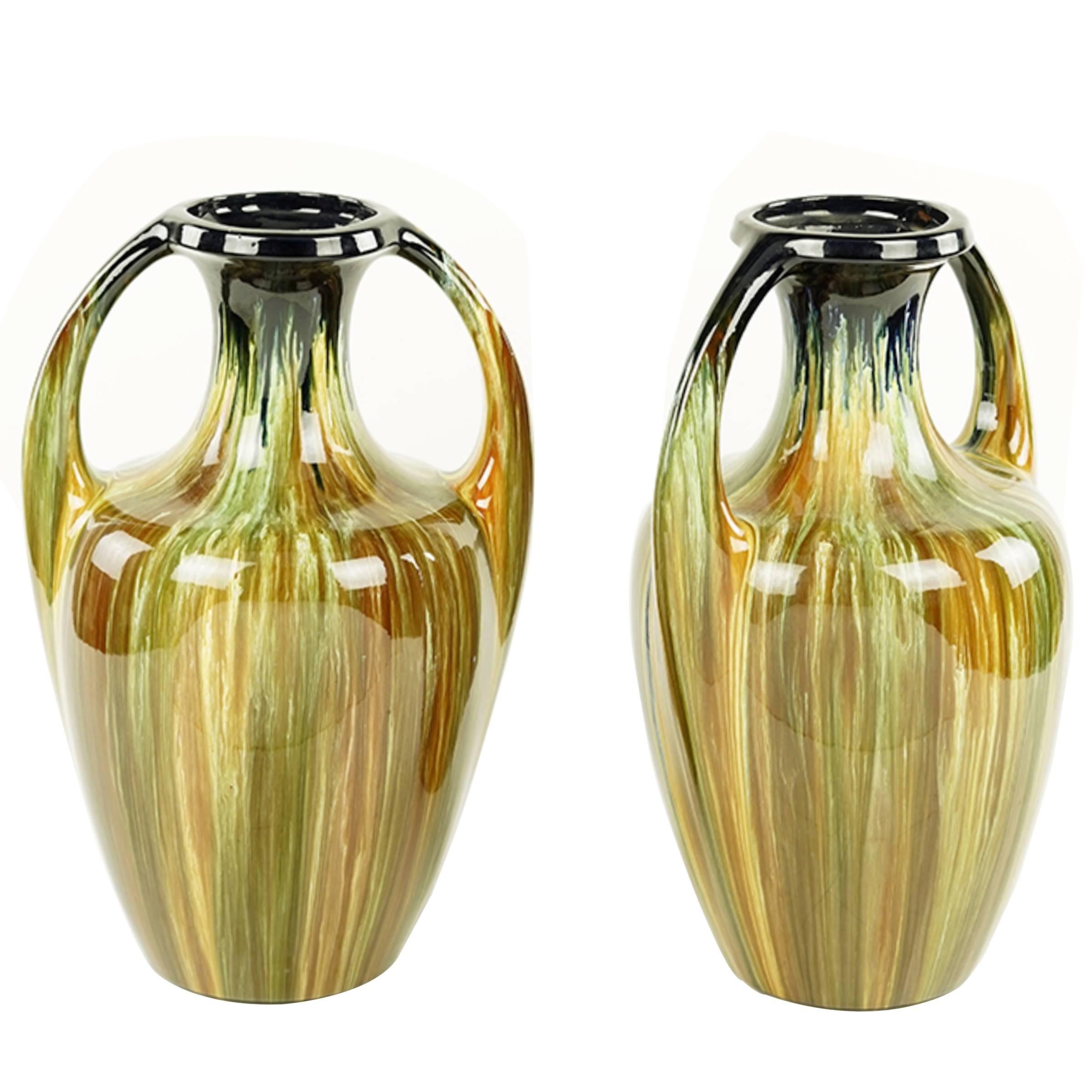 Very Chic English Mid-Century Urns of Great Scale and Proportions