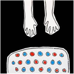'Button Lust' Abstract Painting by Alan Fears Pop Art 4