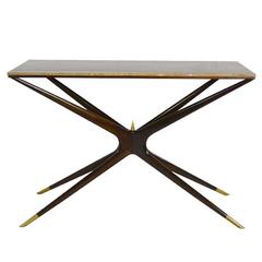 Marble-Top Gazelle Console Table