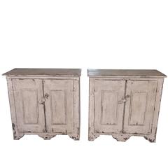 Pair of Spanish Buffets in Painted Wood