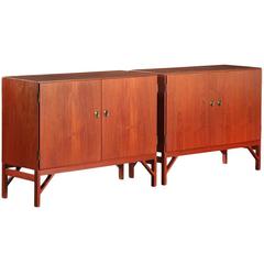 Børge Mogensen Pair of Teak Cabinets/Sideboards by C.M. Madsen
