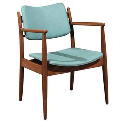 Mid-Century Walnut Armchair 5