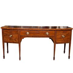 George III Mahogany and Inlaid Sideboard 9
