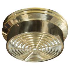 Mid-Century Polished Brass Flush Mount Chandelier by Hans-Agne Jakobsson 10