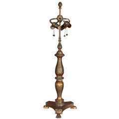 William IV Bronze and Gilt Table Lamp Attributed to Thomas Messenger and Sons