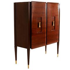 1960s Italian mahogany drinks cabinet