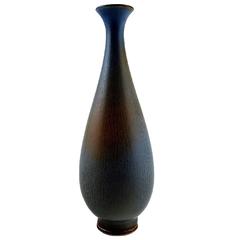 Vintage Berndt Friberg Studio Pottery Vase, Modern Swedish Design, Unique Handmade, Ama