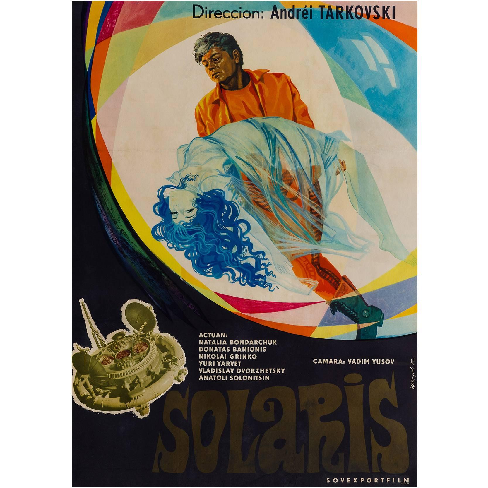 Solaris Original Russian Film Poster, Houapec, 1977