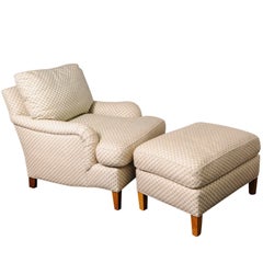 Club Chair and Ottoman 