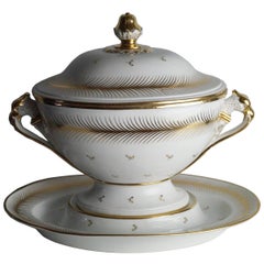 Large Tureen with under Plate, 1800-1820