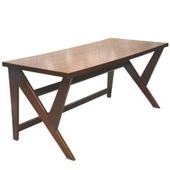 Vintage Pierre Jeanneret, Conference Table for the Administration Building in Chandigarh