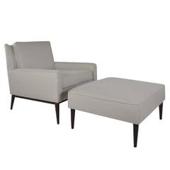 Paul McCobb for Directional Lounge Chair and Ottoman