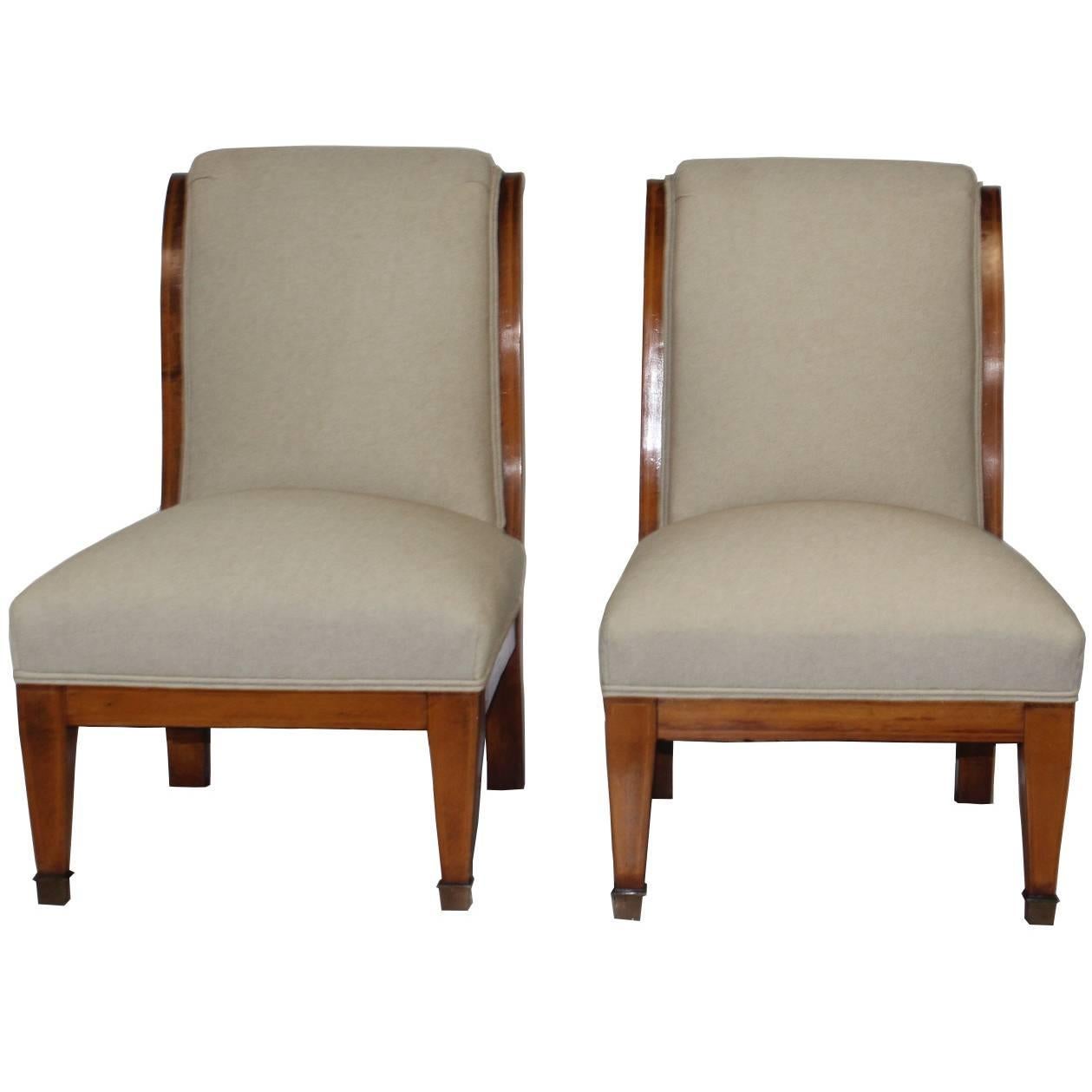 Pair of Biedermeier Style Chairs
