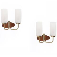 Pair of Norwegian Wall Lights, 1960s 11
