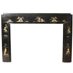1920s Japanned Fire Surround